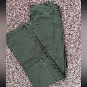 REI Trailsmith Cargo 4 Pocket Pants Size 2 Olive Green NWOT